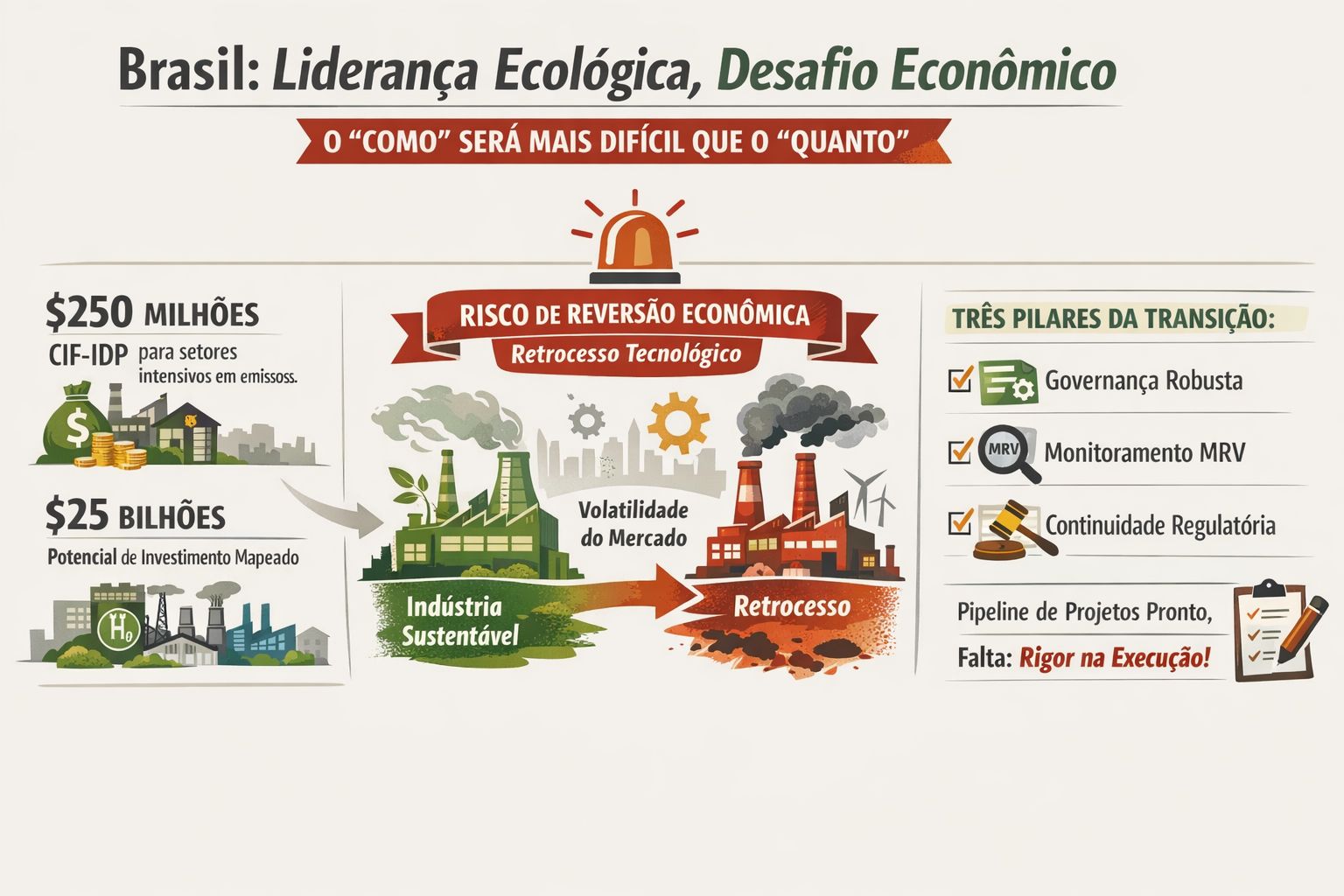 O verdadeiro desafio da descarbonização industrial: não é o investimento, é a permanência